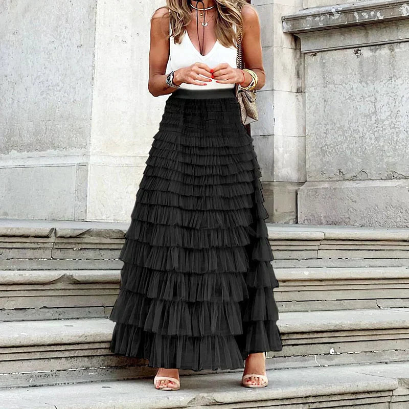 Flowy Tiered Tutu Skirt