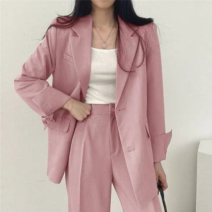Ladies' Suit Jacket and Trousers Outfit - Luxivelle
