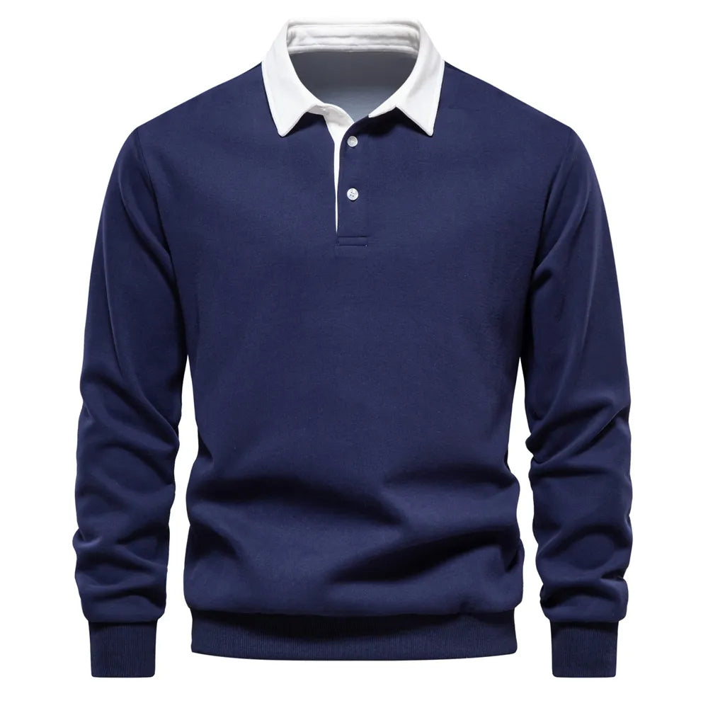 Men's Vintage Style Polo Shirt - Luxivelle