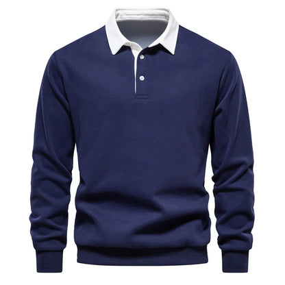 Men's Vintage Style Polo Shirt - Luxivelle