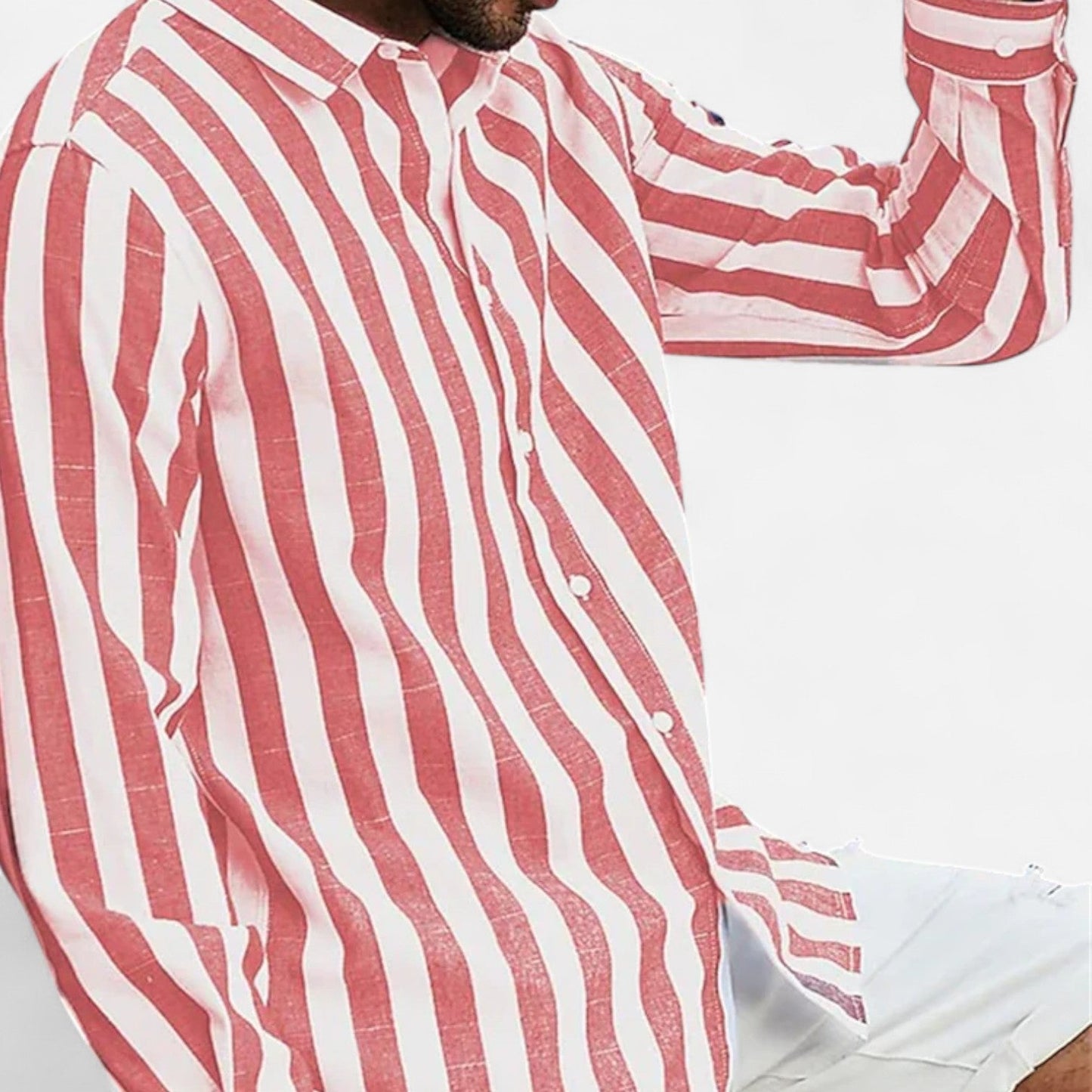 Men's Lightweight Pastel Cotton Shirt Casual Summer Top