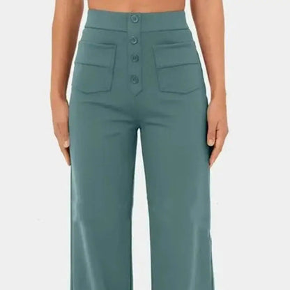 Comfortable Loose Fit High Waist Trousers