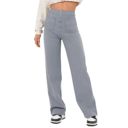 Comfortable Loose Fit High Waist Trousers