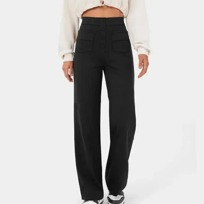 Comfortable Loose Fit High Waist Trousers