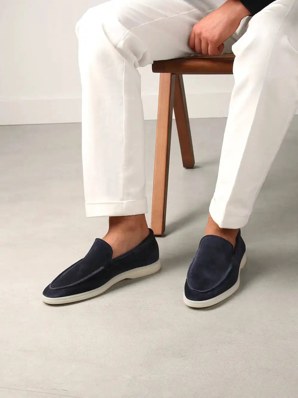 Soft Leather Slip On Shoes