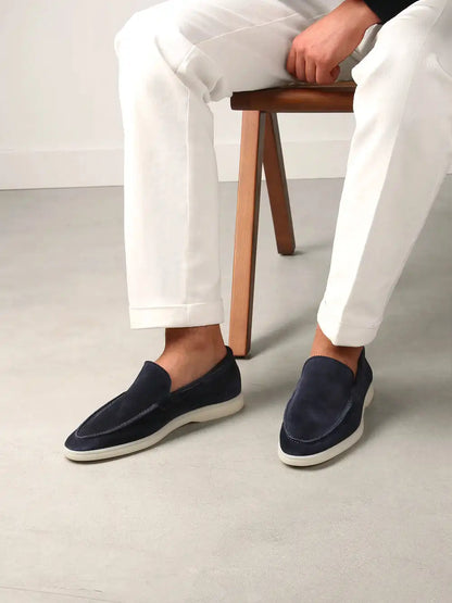 Soft Leather Slip On Shoes