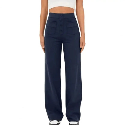 Comfortable Loose Fit High Waist Trousers