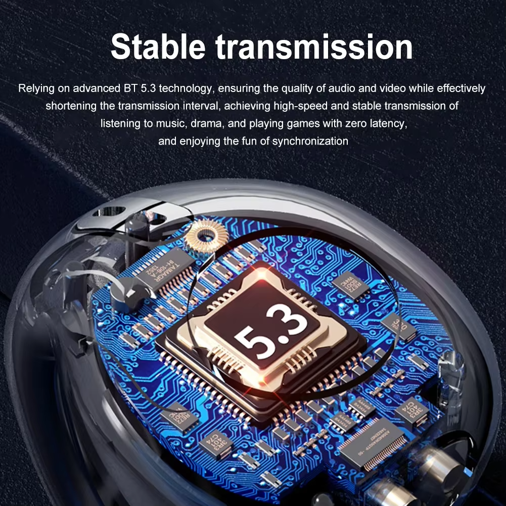 High Tech Wireless Open Ear Headphones for Clear Sound