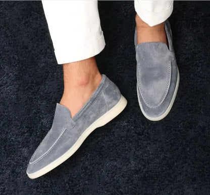 Soft Leather Slip On Shoes
