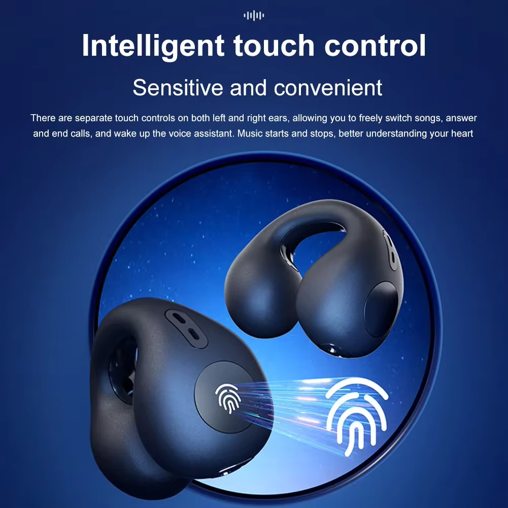 High Tech Wireless Open Ear Headphones for Clear Sound