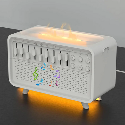 Soothing Sound Machine with Nightlight and Humidistat - Luxivelle
