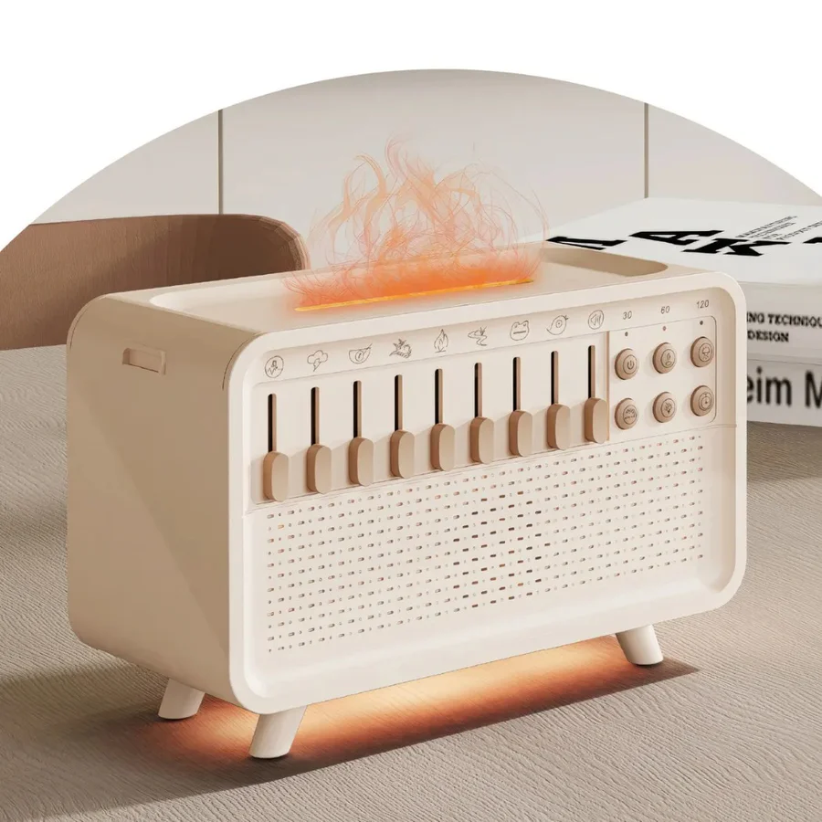 Soothing Sound Machine with Nightlight and Humidistat