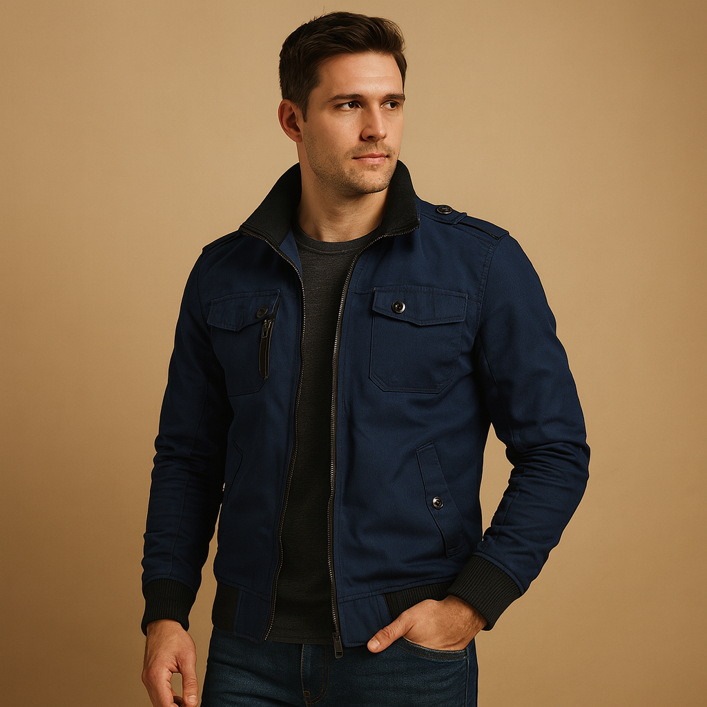 Tough Waterproof Mens Bomber Jacket - Luxivelle