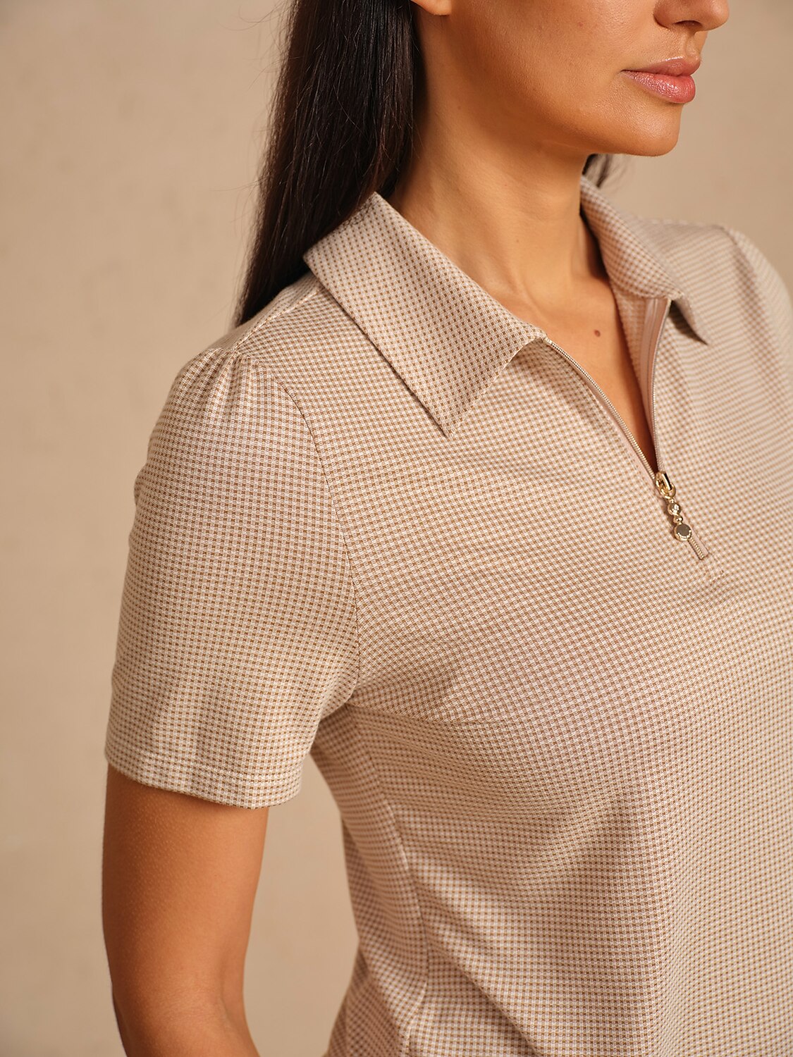 Slim Fit Short Sleeve Golf Polo Shirt