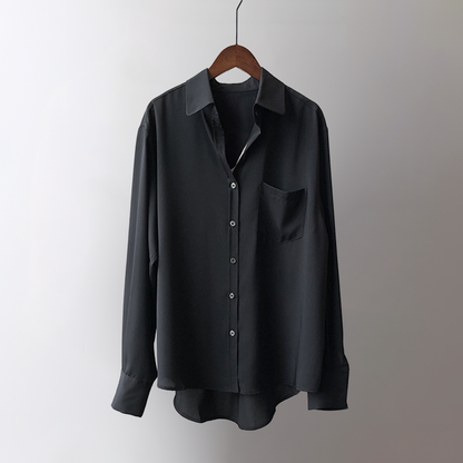 Ladies Classic Pocket Shirt - Luxivelle