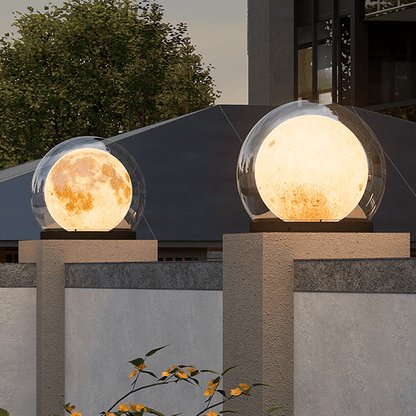 Solar Powered Outdoor Lantern Post