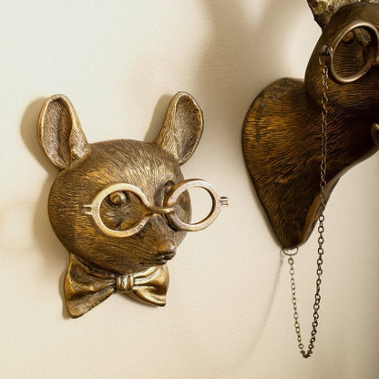 Fun Animal Head Wall Art – Colorful Home Decoration