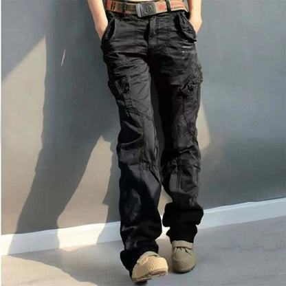 Relaxed Fit Combat Cargo Pants