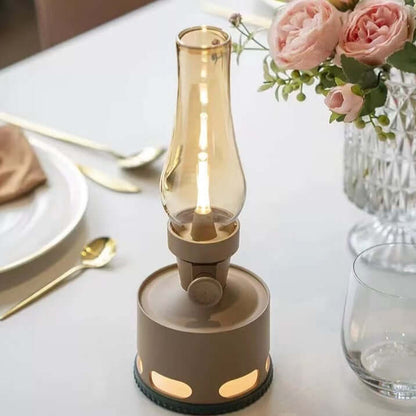 Retro LED Lantern - Rechargeable USB Powered
