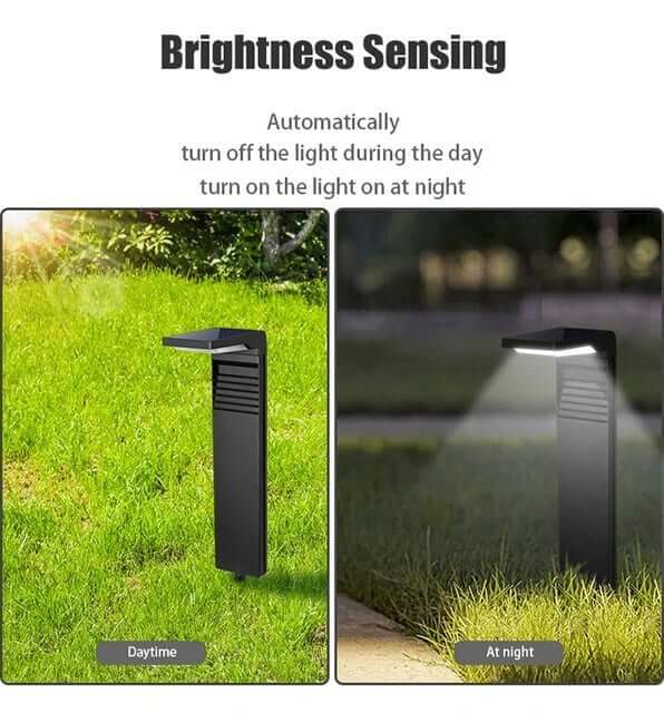 Bright Outdoor Solar Powered Lamp, 4W Warm White