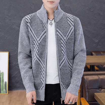 Warm Crew Neck Sweater for Men