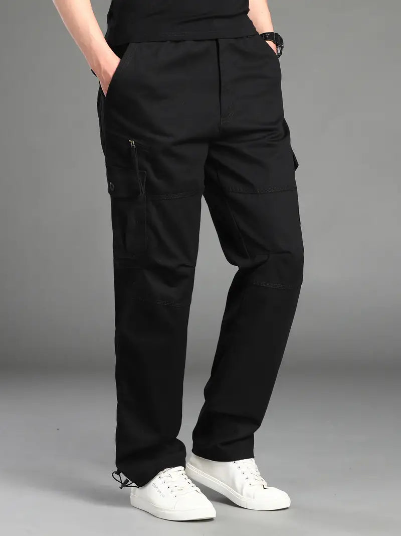 Relaxed Fit Men's Cargo Trousers