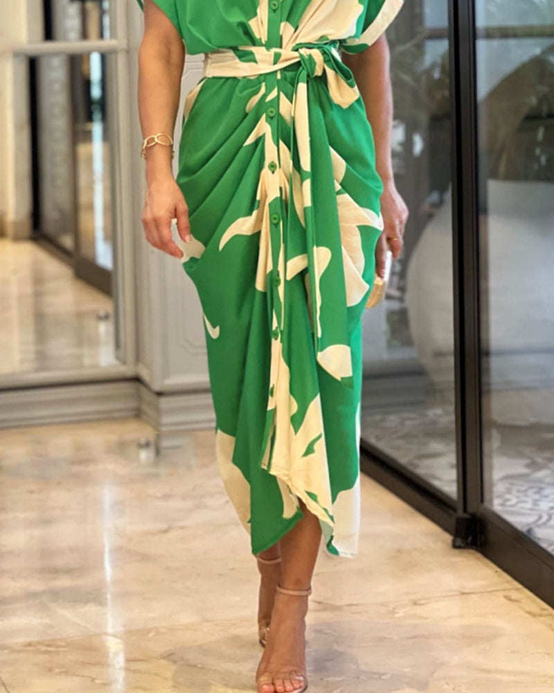 Mia | Floral Midi Dress-3