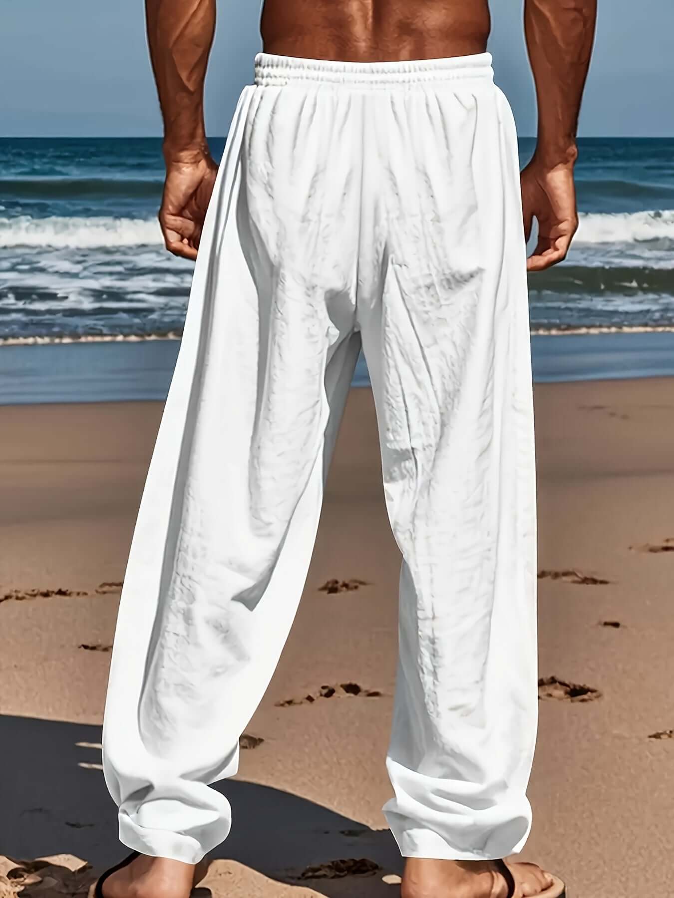 Relaxed Fit Mens Comfort Trousers - Soft & Lightweight