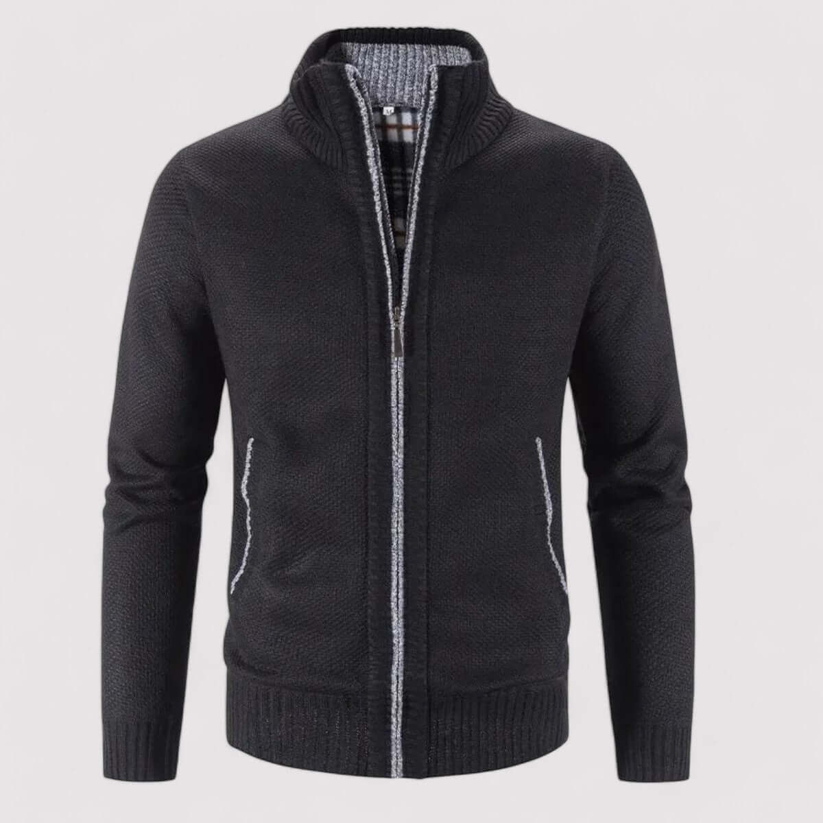 Classic Men's Wool Sweater Cardigan