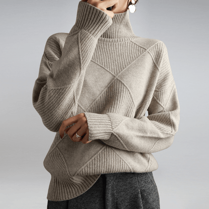 Soft Crew Neck Oversized Cashmere Sweater