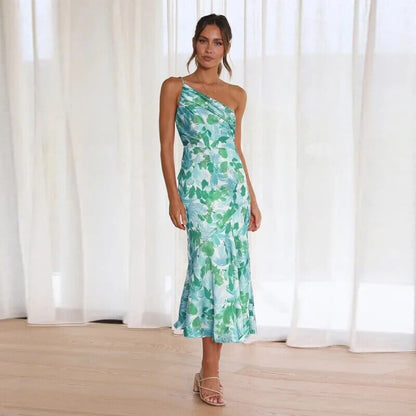 Chic Off-The-Shoulder Knee Length Dress