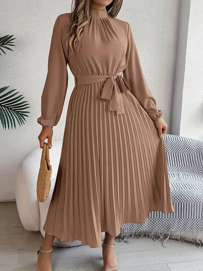 Flared Waist MIDI Dress for Ladies