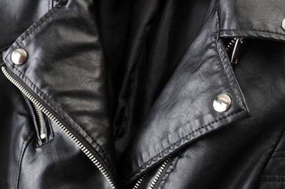 Vintage Style Leather Motorcycle Jacket