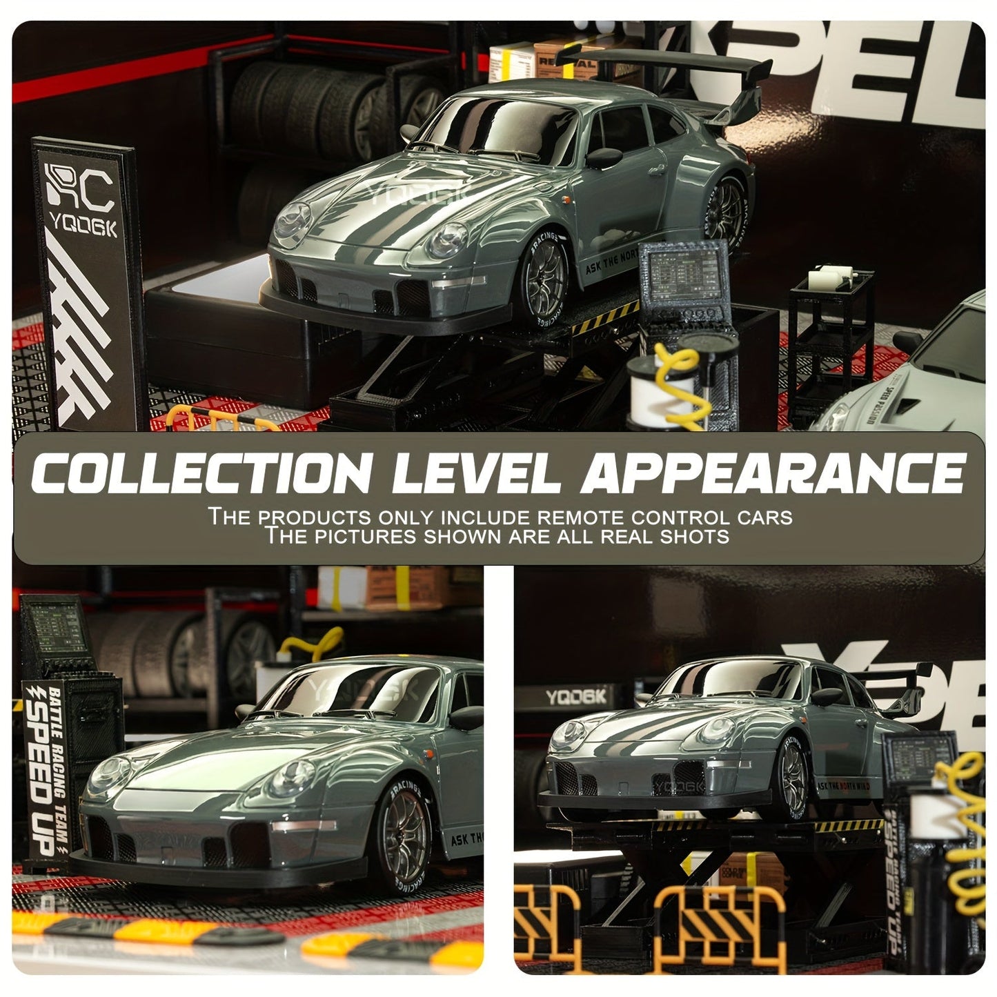 Fast 1:24 Scale RC Drift Car with LED Lights