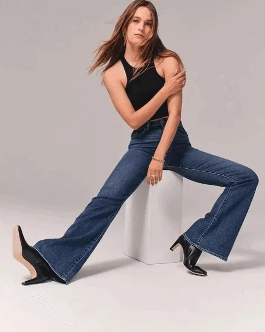 Classic Wide Leg High Waist Jeans