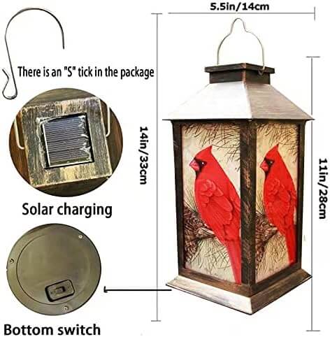 Colorful Bird Solar Powered Yard Lamp