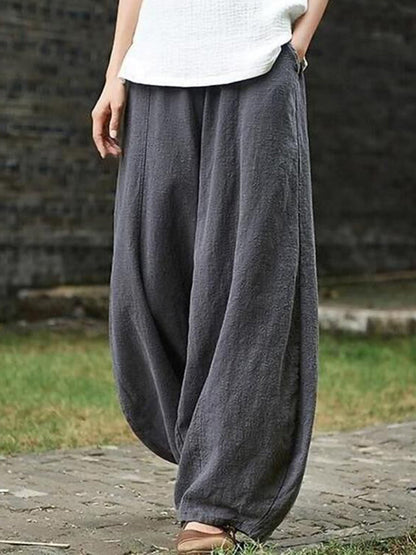 Relaxed Fit Wide Leg Pants for Women - Luxivelle