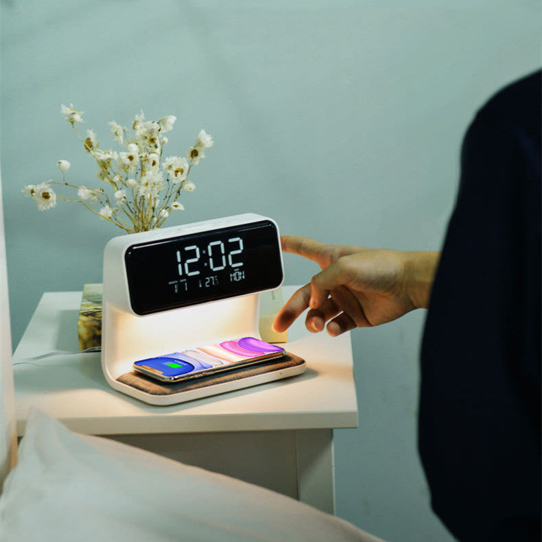 Smart LED Bedside Table Lamp with USB Charger