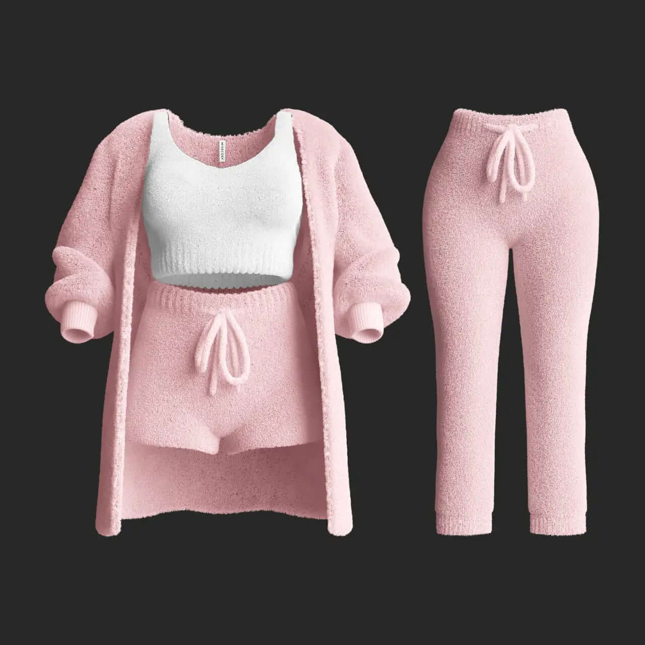 Soft Cozy Women's Knit Loungewear Set