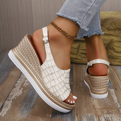 Chic Summer Wedge Sandals