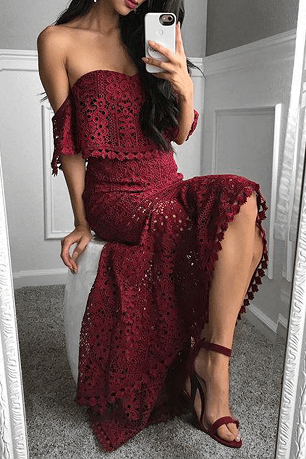 Delicate Floral Two Piece Outfit
