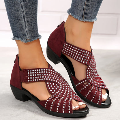 Glittery Cushion Flip Flop Sandals