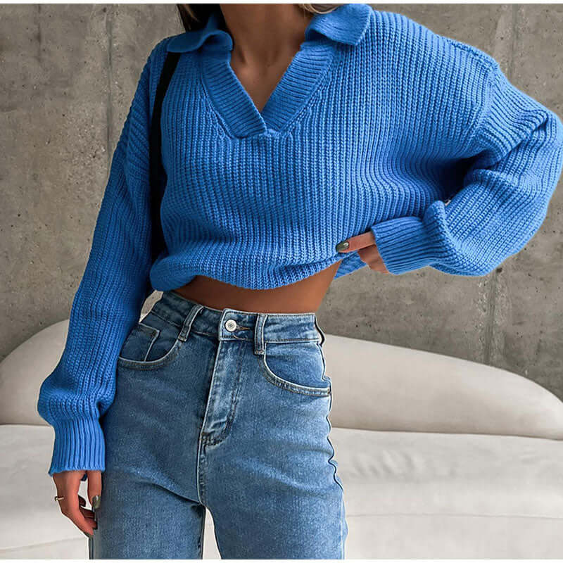 Ladies Soft Knit Pullover Sweater