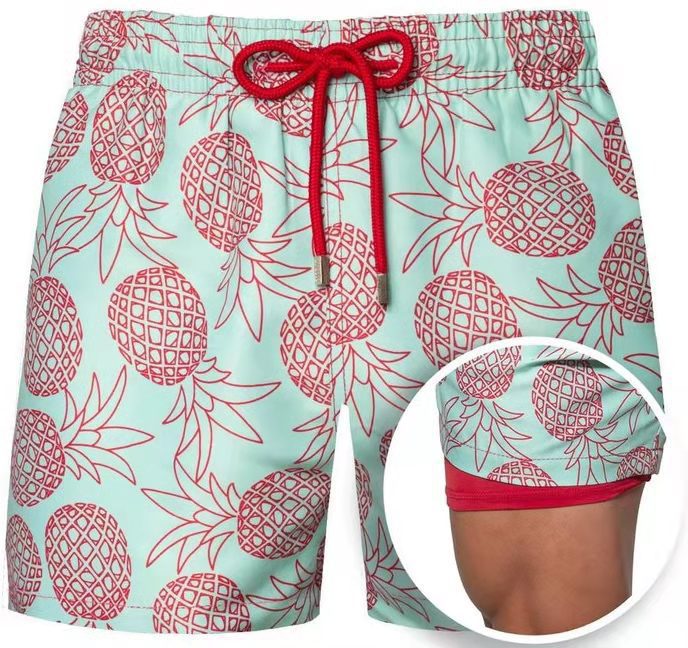 Men's Water Shorts Fast Dry Beachwear Athletic Trunks