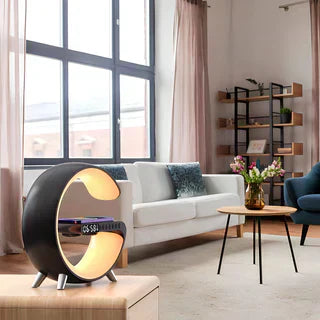 Smart Clock Radio with LED Light and Wireless Charging