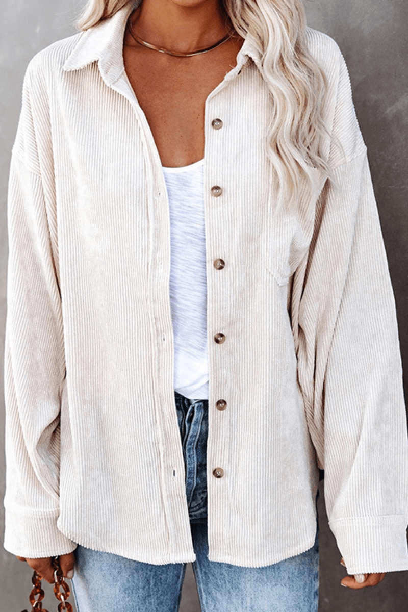 Casual Loose Fit Women's Long Sleeve Top