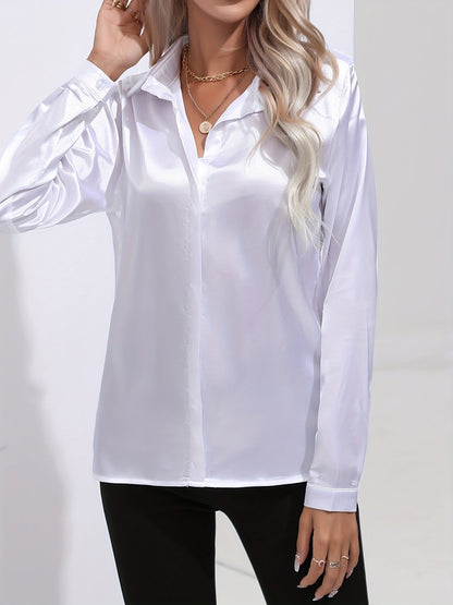Ladies Classic Point Collar Shirt