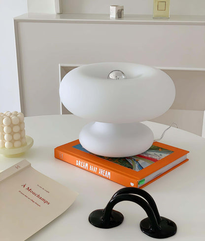 Stylish Metal Base Round Desk Lamp