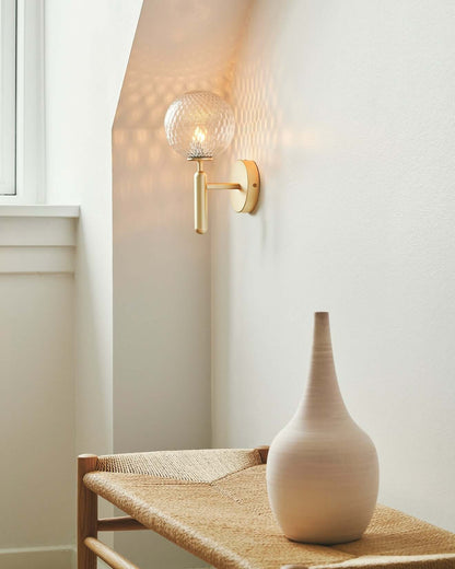 Stylish Glass Wall Light Fixture