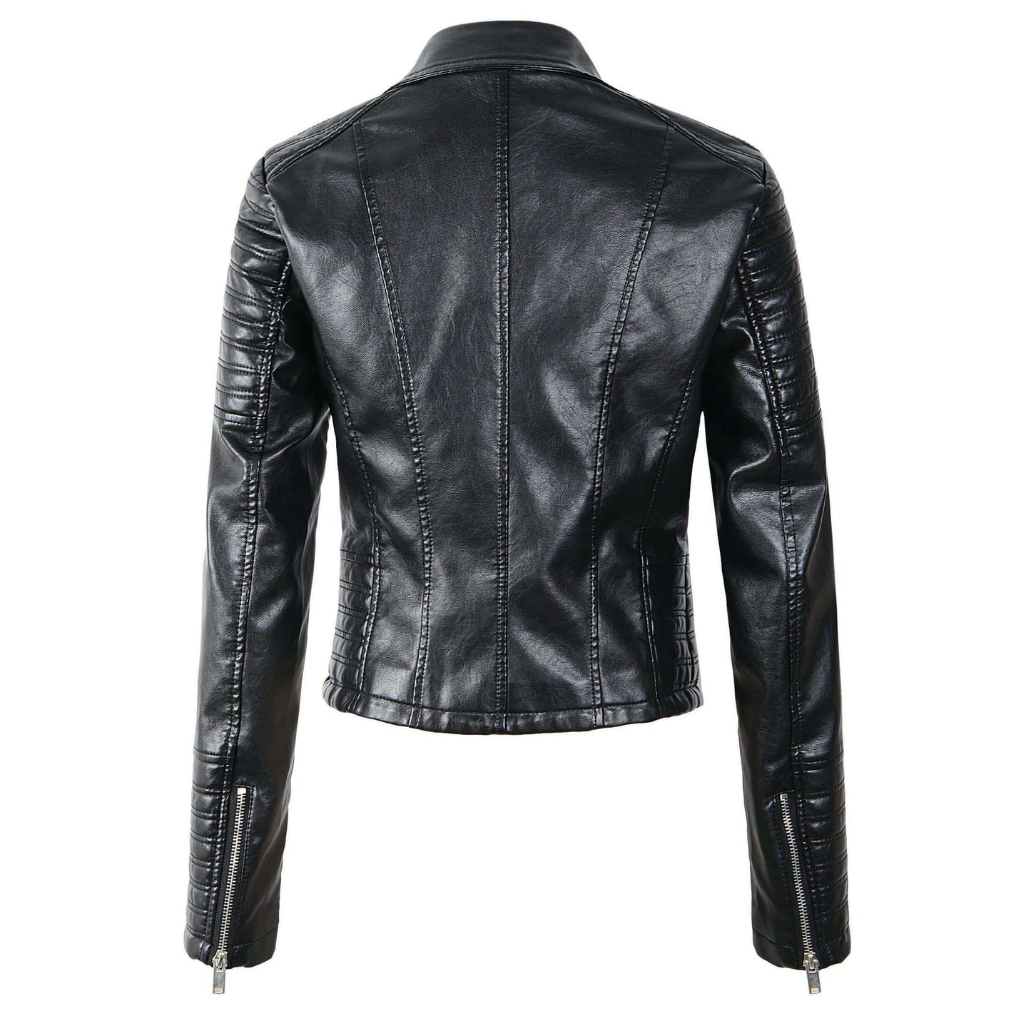 Vintage Style Leather Motorcycle Jacket